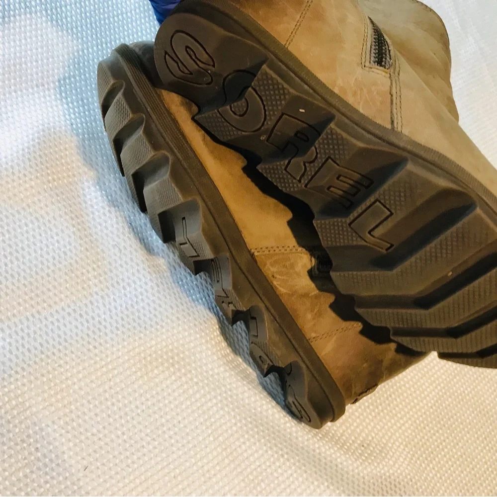 Sorel Women's Tan Wedge‎ Ankle Boots